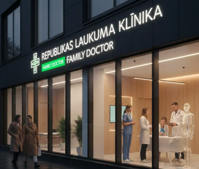 Family doctor in Rigas center - consultation with general practitioner