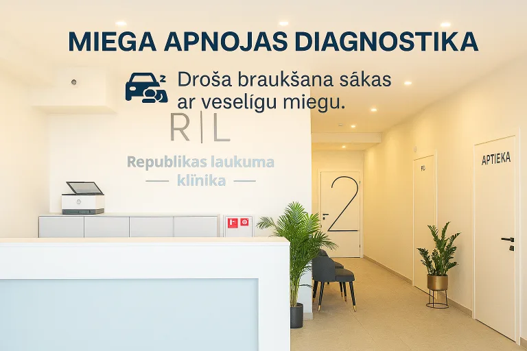 Miega apnojas diagnostika veicama klīnikā pie miega speciālista dr. Ruslana Mihailovska