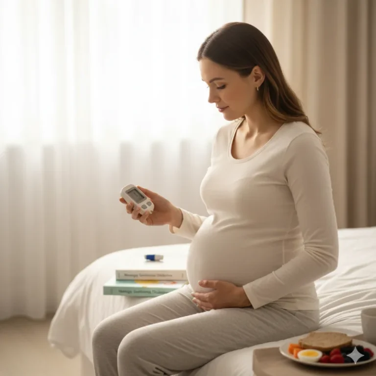 Gestācijas diabēts grūtniecības laikā var izraisīt paaugstinātu dzimšanas svaru, sarežģījumus dzemdībās, elpošanas problēmas vai zemu cukura līmeni pēc dzimšanas.