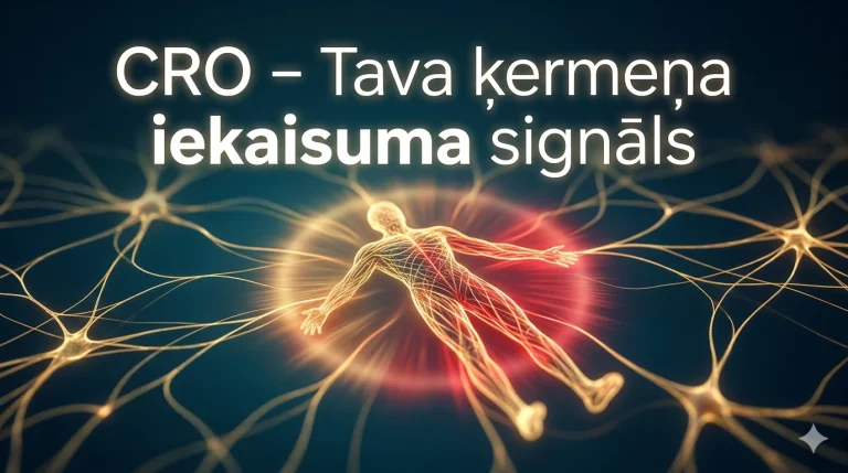 CRO - C reaktīvais olbaltums ir iekaisums proteīns